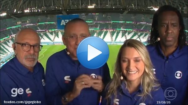 Ap&oacute;s Cro&aacute;cia x Brasil, Galv&atilde;o se despediu dos jogos da Sele&ccedil;&atilde;o na Globo: 'Dois t&iacute;tulos, tr&ecirc;s finais' #genacopa