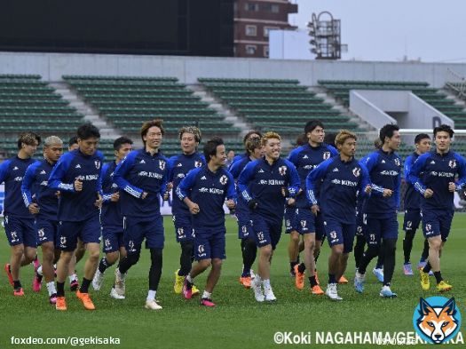 久保建英も笑顔で登場&hellip;大阪入りした森保Jが25人でコロンビア戦前日練習  #ゲキサカ #daihyo #日本代表 #サッカー日本代表