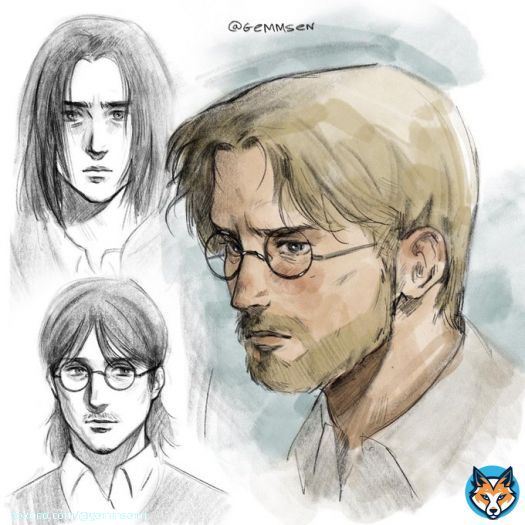 doodled some of the aot characters i don&rsquo;t normally draw  #進撃の巨人 #AttackOnTitan #ShingekiNoKyojin