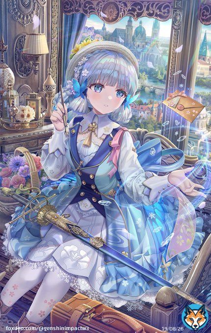 #GenshinImpact  #原神イラスト #原神 #神里綾華 #AyakaKamisato Credits：torino from Pixiv Source：