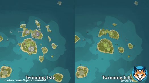 2.8 islands vs 1.6 islands  #原神 #Genshin
