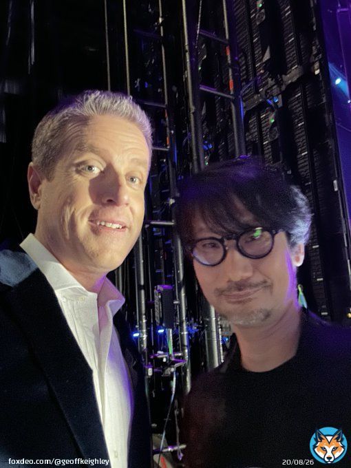 Backstage with @Kojima_Hideo
