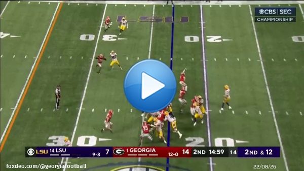 Just like we drew it up!  #GoDawgs | #SECChampionship