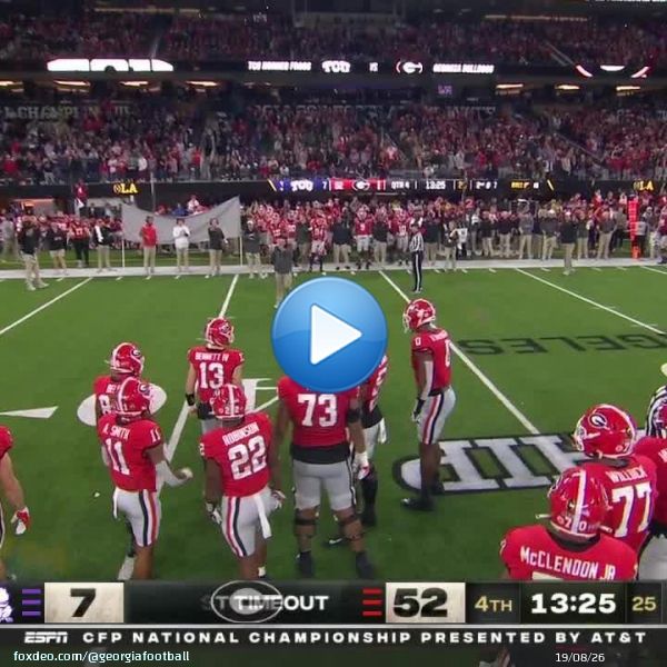 ????????????????????????  : @espn   #GoDawgs | #NationalChampionship