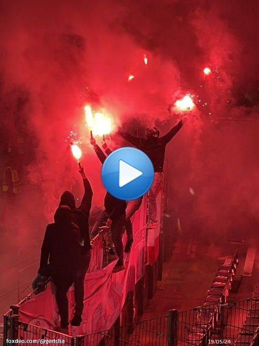 Yes, it’s amazing This was the Royal Antwerp fans at Frankfurt in the Europa League last season