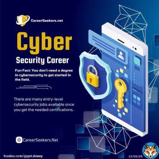 There are many entry-level cybersecurity jobs available once you get the needed certifications. Learn More:  #careers #cybersecurity