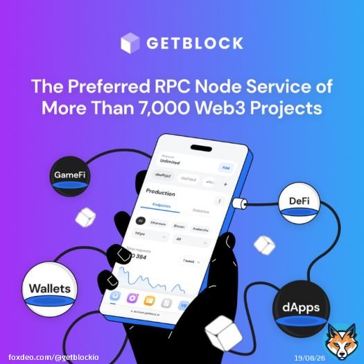 Web3 DevelopersGetBlock  Join the community of 100k+ devs building and scaling their blockchain projects with our fast and reliable RPC node infrastructure.  Unbeatable pricing, private endpoints with 99,99% uptime, expert support 24/7, and more are at your service.