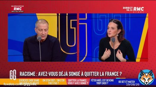 Racisme : Avez-vous d&eacute;j&agrave; song&eacute; &agrave; quitter la France ?   Clash entre Barbara Lefebvre et Mourad Boudjellal concernant la question du racisme en France et la d&eacute;linquance.   #GGRMC