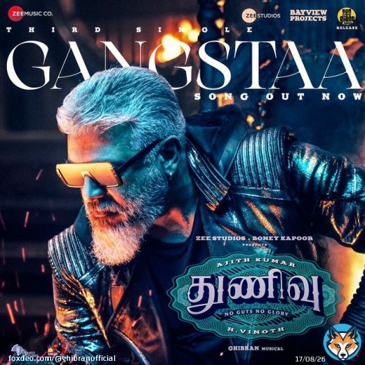 When bad happens. Someone will rise from the ashes. Some call him a saviour, some call him #Gangstaa   The wait is over -  AK The original #Ganstaa is here!   -   #Thunivu #AjithKumar #HVinoth   @ShabirMusic   @ShabirMusic & @Viveka_Lyrics