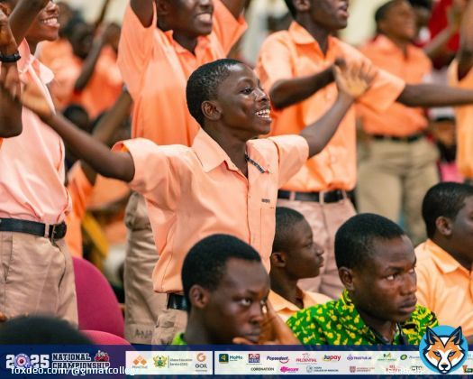 AUDITORIUM 900: End of Round 2: Mfantsipim School: 27pts Anglican SHS, Kumasi: 21pts Sogakope SHS: 16pts @TrusturAI sponsors Round 2. #NSMQ2025 #NSMQOneEighth #Primetime
