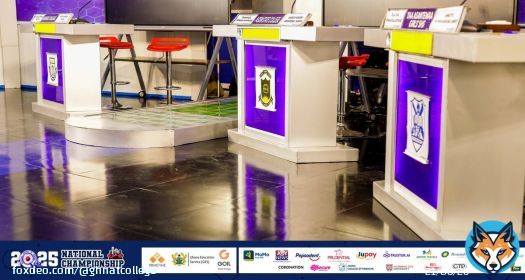 SGS AUDITORIUM: Early kick-off: Adisadel College Yaa Asantewaa Girls’ SHS Assin State College Your prediction? #NSMQ2025 #NSMQPrelims #Primetime