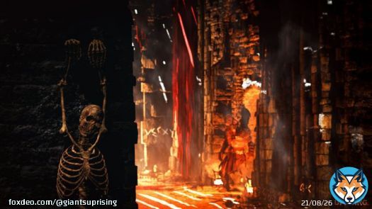 It's #ScreenshotSaturday so 'Don't give up, skeleton!'  Shout out to all #DarkSouls fans out there!  Now - show us your games below and if you like ours: pick it up with a 50% discount here:    #indiedev #gamedev #UnrealEngine #fantasy