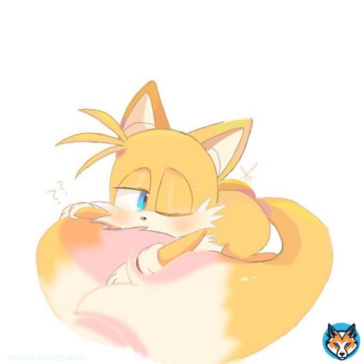 Quien despert&oacute; al bebo?   #Tails #fanart