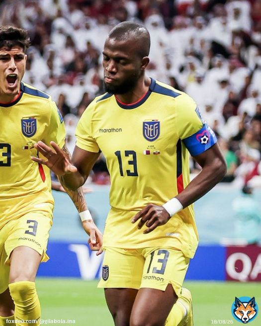 Goal Enner Valencia again  Brace Goal  #FIFAWorldCup #QATECU