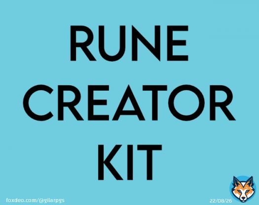 The RUNE Creator Kit is here!  This Google Doc + Affinity templates collection is full of advice on how to make things for RUNE. And it's completely free.  Links and more info below