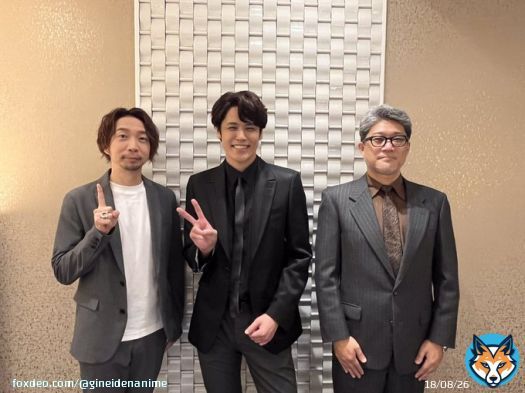 「銀河英雄伝説 Die Neue These 策謀」第一章完成披露舞台挨拶 先程終了しました！ 足元の悪い中お越しいただいた皆様ありがとうございます！！  策謀第一章は9月30日(金) 上映開始です！ #ノイエ銀英伝 #宮野真守 #諏訪部順一 #多田俊介