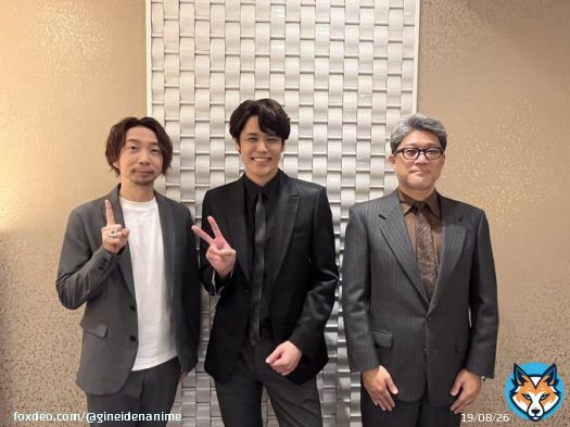 「銀河英雄伝説 Die Neue These 策謀」第一章完成披露舞台挨拶 先程終了しました！ 足元の悪い中お越しいただいた皆様ありがとうございます！！  策謀第一章は9月30日(金) 上映開始です！ #ノイエ銀英伝 #宮野真守 #諏訪部順一 #多田俊介