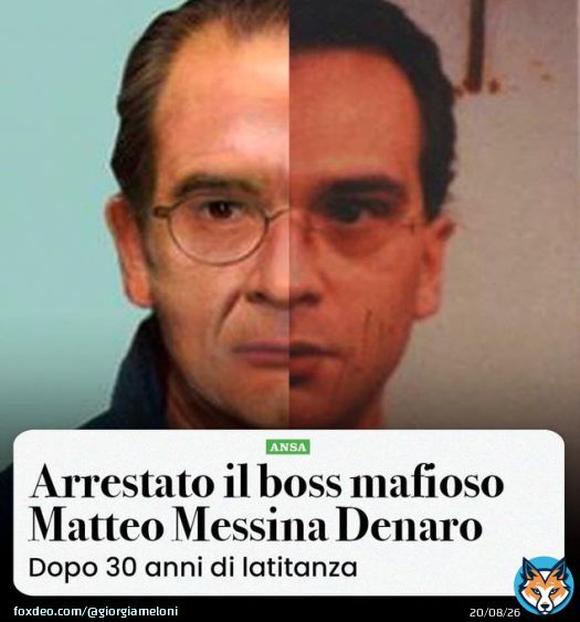 Una grande vittoria dello Stato che dimostra di non arrendersi di fronte alla mafia. All'indomani dell'anniversario dell'arresto di Tot&ograve; Riina, un altro capo della criminalit&agrave; organizzata, Matteo Messina Denaro, viene assicurato alla gigiustizia.