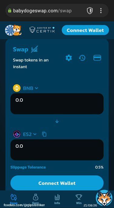 #Es2 to the moon!   @EversafuV2   Contract: 0xFeF0c1670cb569008bB3d070918922dBb4F92De4  #BabyDogeSwap  $RNDR #REFUND $JESUS #DeGods #HODL $RFD #Metamask #BullMarket #PLSX #zkSync #BABYDOGE #Zealy #BEP20 #BTC #Bitcoin #binance #BNB #safuugo #PEPE #pep