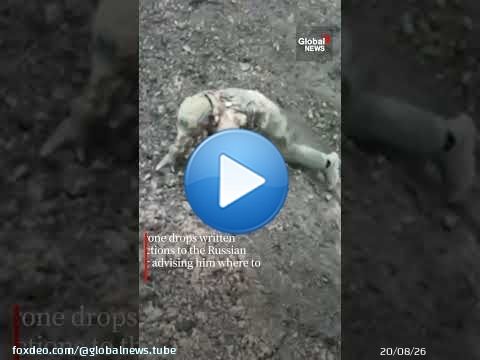 Russian soldier surrenders to Ukrainian drone outside Bakhmut