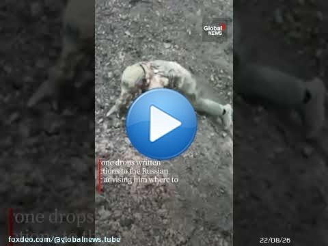 Russian soldier surrenders to Ukrainian drone outside Bakhmut