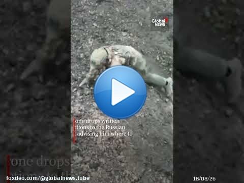 Russian soldier surrenders to Ukrainian drone outside Bakhmut