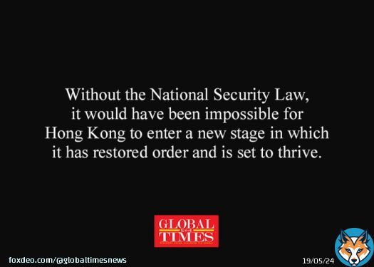 #Editorial: Friday marked the third anniversary of the implementation of the National Security Law for Hong Kong. Over the past three years, its overall effect of the implementation of the Law has been evident to all.