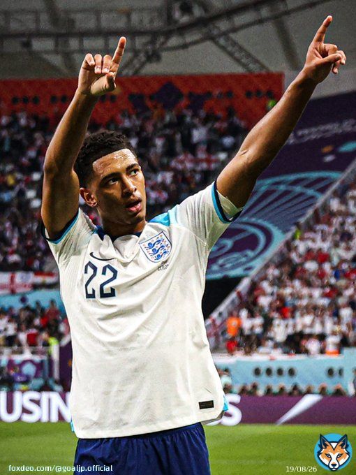 ワンダーボーイに続く   #カタールW杯 イラン戦で先制ゴールを奪った #ベリンガム。  このゴールでワールドカップにおける、#イングランド代表 の史上2番目に若い得点者となった (19歳と145日)。  同国のW杯最年少得点記録は1998年 フランス大会で #オーウェン が樹立 (18歳と190日)。