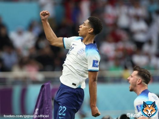 イングランドが大量得点で勝利   前半で3点リードの #イングランド代表 は、62分に #サカ がこの試合 2ゴール目、途中出場の #ラッシュフォード、#グリーリッシュ も続き6ゴール大勝！  56年ぶりのワールドカップ優勝に向けて白星発進！  #カタールW杯 グループB  イングランド 6-2 イラン