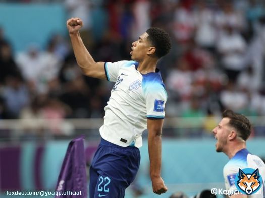 イングランドが大量得点で勝利   前半で3点リードの #イングランド代表 は、62分に #サカ がこの試合 2ゴール目、途中出場の #ラッシュフォード、#グリーリッシュ も続き6ゴール大勝！  56年ぶりのワールドカップ優勝に向けて白星発進！  #カタールW杯 グループB  イングランド 6-2 イラン