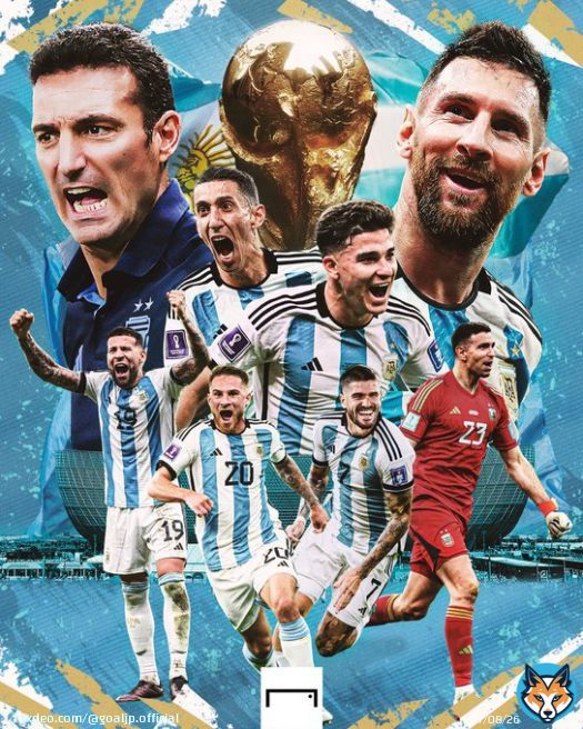 カタールW杯優勝はアルゼンチン！  PK戦の末、#アルゼンチン代表 がフランスに勝利！1986年大会以来 36年ぶり、通算3度目の世界王者に輝く！  キャリア最後の #FIFAワールドカップ となった #メッシ が悲願のW杯初優勝！  #カタールW杯 決勝 アルゼンチン 3-3 (PK 4-2) フランス