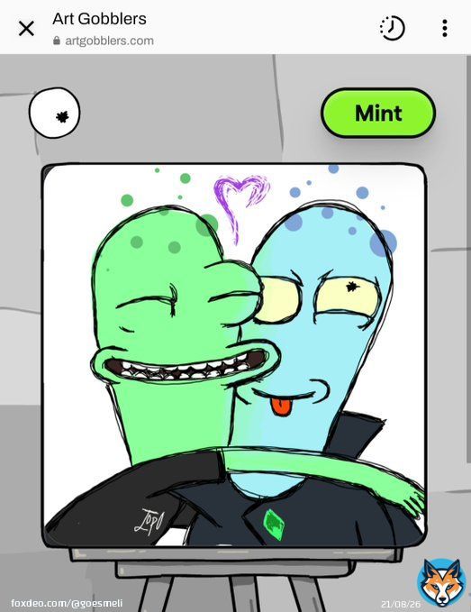 Hey @elonmusk  Am the woman from the third world that #NFT save her life.  Thanks to @JustinRoiland   This @artgobblers Is amazing and it's changing the world.  It change mine.   You save me, Justin.  GBL  And I didn't had to kiss you :), I mean I WIWISH :V
