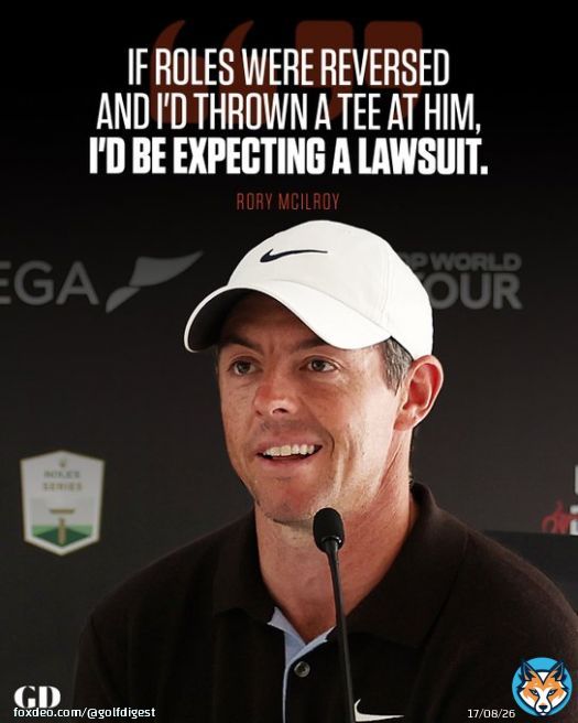Rory in Dubai today.   Read his full comments: