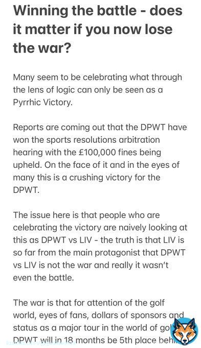 My thoughts on the &ldquo;victory&rdquo; being reported for the European Tour  Please read and let me know your thoughts. Please RT if you too are sad/angry   @flushingitgolf @WestwoodLee @blandy73 @MMcEwanGolf @montypro @golfturfwar @NotDrJ @BobHarig @IanJamesPoulter @PhilMickelson