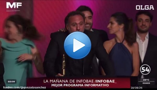 Infobae en Vivo premiado como mejor programa informativo en los Martín Fierro a los Canales de Stream