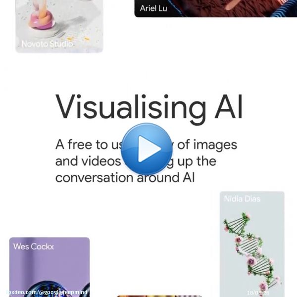 Introducing #VisualisingAI, a project challenging misleading depictions of AI found in stock imagery and pop culture.   We partnered with artists to give a more multi-dimensional picture, tackling topics from robotics to neuroscience and beyond.