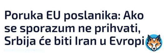 Ми и желимо да Србија буде као Иран: суверена и моћна држава у којој се поштује вера већинског народа и традиционални морал.