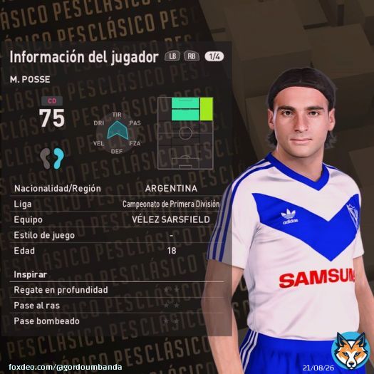 pr&oacute;ximamente mas faces de V&eacute;lez Temporada 92/93 en @PESCLASICO para #eFootballPES2021 PC
