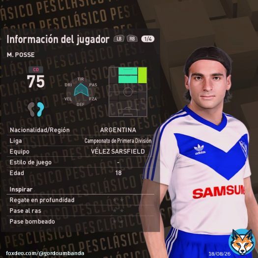 pr&oacute;ximamente mas faces de V&eacute;lez Temporada 92/93 en @PESCLASICO para #eFootballPES2021 PC