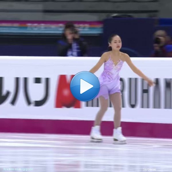 #フィギュアスケート ジュニア・グランプリファイナル  女子シングル 島田麻央選手が優勝  @skatingjapan