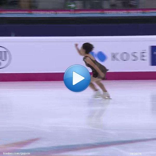 #フィギュアスケート グランプリファイナル  女子シングルはショートプログラムを終え、坂本花織選手が首位で、明日のフリーに挑みます  持ち前のダイナミックなジャンプ  @skatingjapan