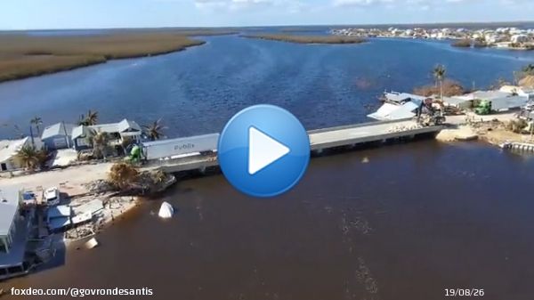 Construction on the Pine Island bridge has been completed today &ndash; just three days after construction began.  Happy to have the state step in and help get our Pine Island residents back on their feet.