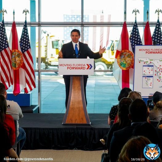 Today, I announced the Moving Florida Forward Initiative which will invest a total of $7 billion to expedite 20 major interstate and roadway projects across the state over the next 4 years. &nbsp; Expediting these important projects will provide much-needed relief from congestion.