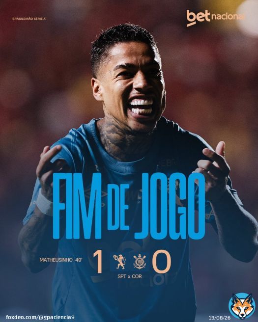 Vamooooo @sportrecife QuoteSport Club do Recife@sportrecife·Sep 22, 2025 ̃! Com gol de Matheusinho, o Sport derrota o Corinthians na Ilha do Retiro pelo Campeonato Brasileiro! VAMOS, SPORT!