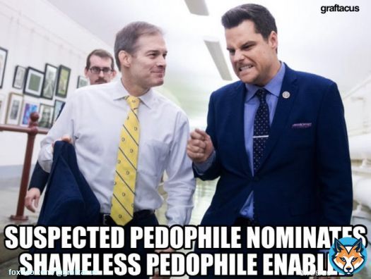 Why on earth would #mattgaetz nominate #jimjordan???  Oh   #Gymjordan #PizzaGaetz #PizzaGaetzIsReal #SaveTheChildren #SaveTheChildrenFromThegop #HouseSpeaker #republicansSUCK