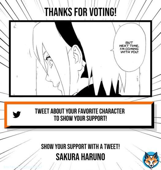 [NARUTO Worldwide Character Popularity Vote]  I voted for #Sakura_Haruno!  #NARUTOP99