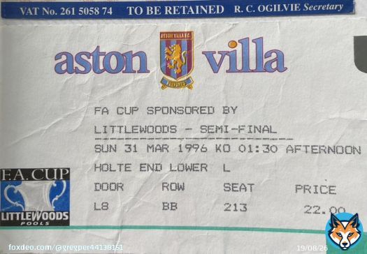 Chelsea 1 Man Utd 2. The pain still hasn&rsquo;t gone away. Absolutely broken after this game. #FACup semi final 1996
