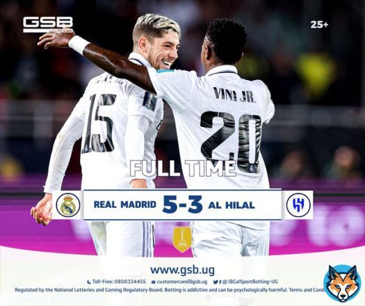 REAL MADRID WON THEIR FIFTH CLUB WORLD CUP  2014  2016  2017  2018  2022    #GSBUganda | #SportsBetting | #ClubWC  #FIFAClubWorldCup