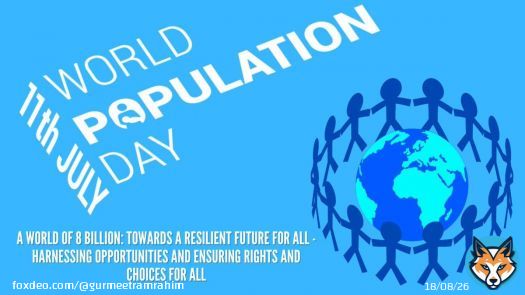 Nature miraculously balances life of all species. But when humans exploit it with overpopulation, it disturbs sustainable development. This #WorldPopulationDay, pledge to be content with one child only, for the upcoming generations to also enjoy the resources we are blessed with!