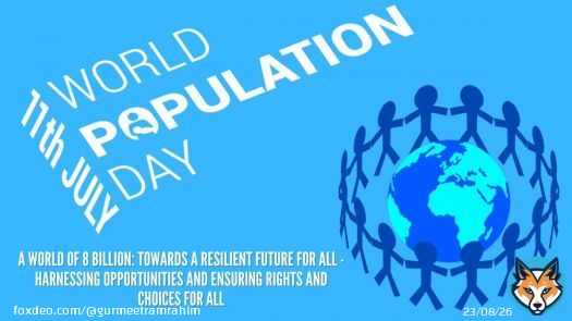 Nature miraculously balances life of all species. But when humans exploit it with overpopulation, it disturbs sustainable development. This #WorldPopulationDay, pledge to be content with one child only, for the upcoming generations to also enjoy the resources we are blessed with!
